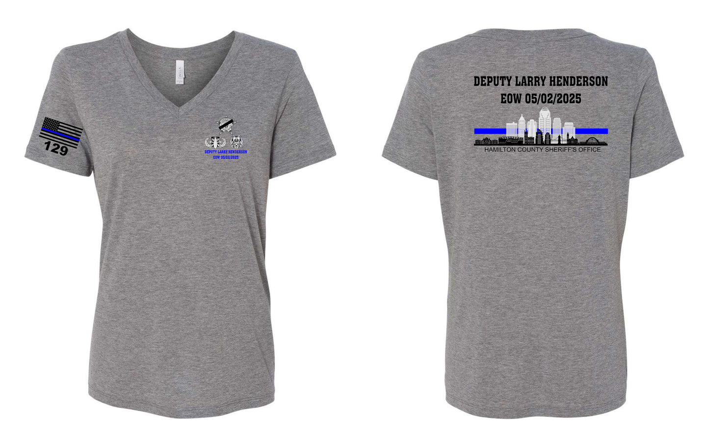 HCSO Ladies V-Neck