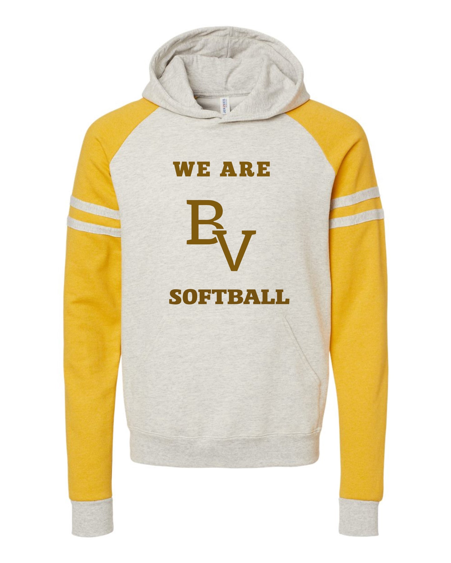 We are BV Softball Color Block Hoodie