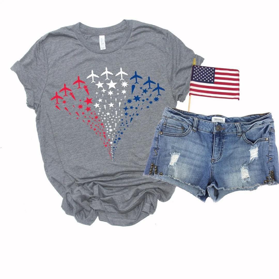 Red White Blue Planes
