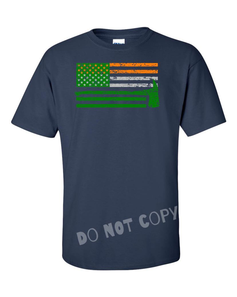 St. Patrick's Day Fire Flag