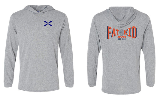 Fat Kid Long Sleeve Performance Hooded Tee