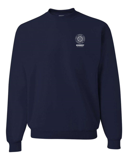 Kennedy Youth/Adult White Small Logo Sweatshirt