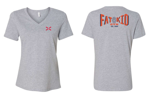 Fat Kid Women's Cotton Blend V-Neck