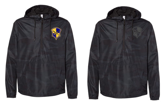 CI CPD Embroidered Quarter Zip Windbreaker
