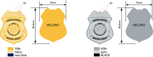 US Army Special Agent PVC Patch