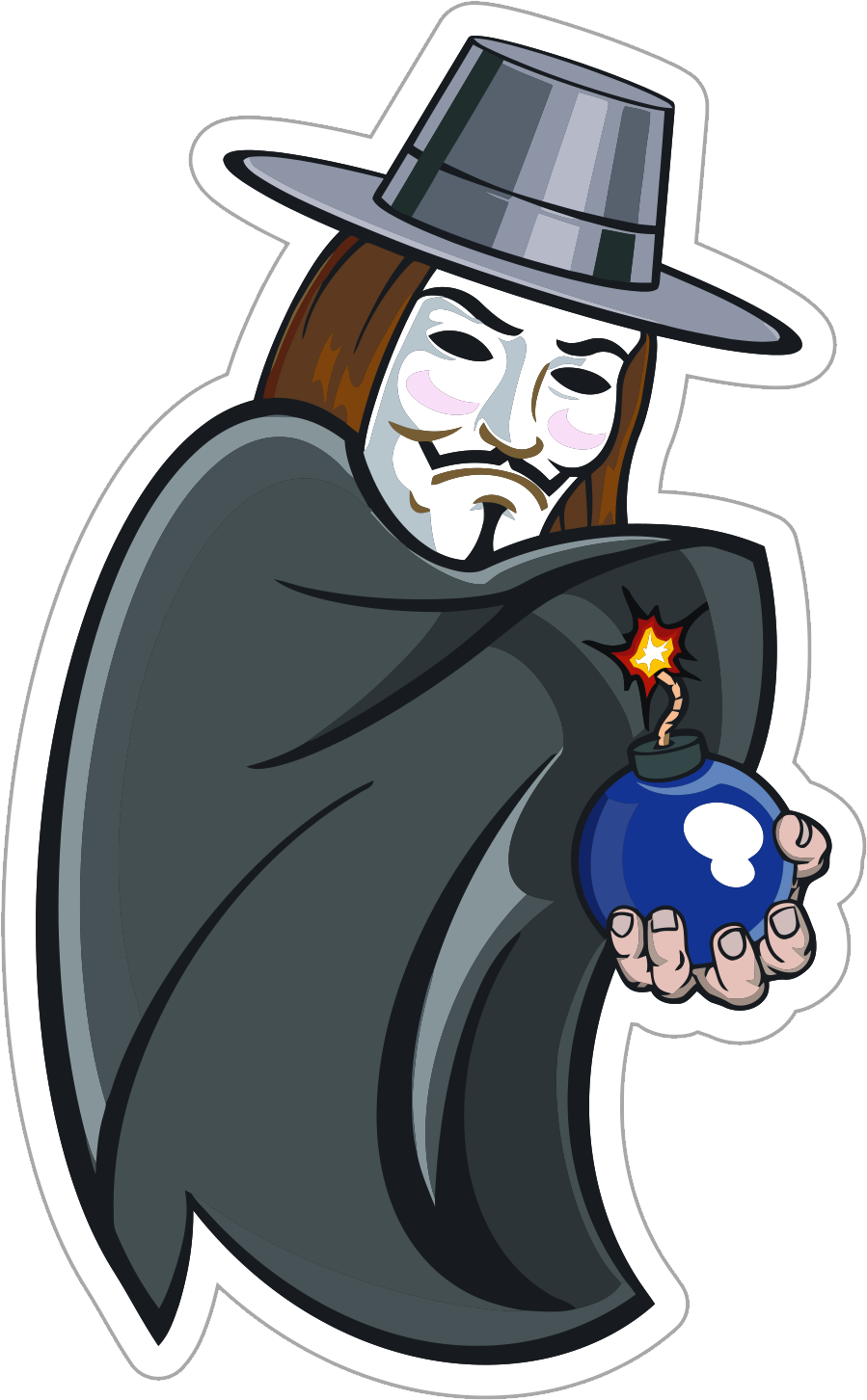 Fawkes Sticker