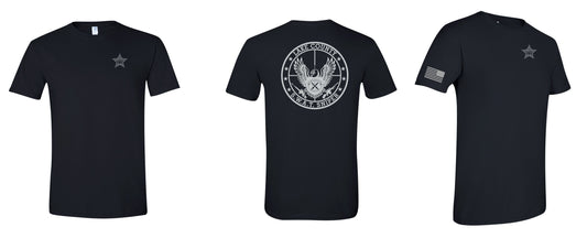 Sniper with Badge - Tee, Long Sleeve, Sweatshirt, & Hoodie - Screen Print