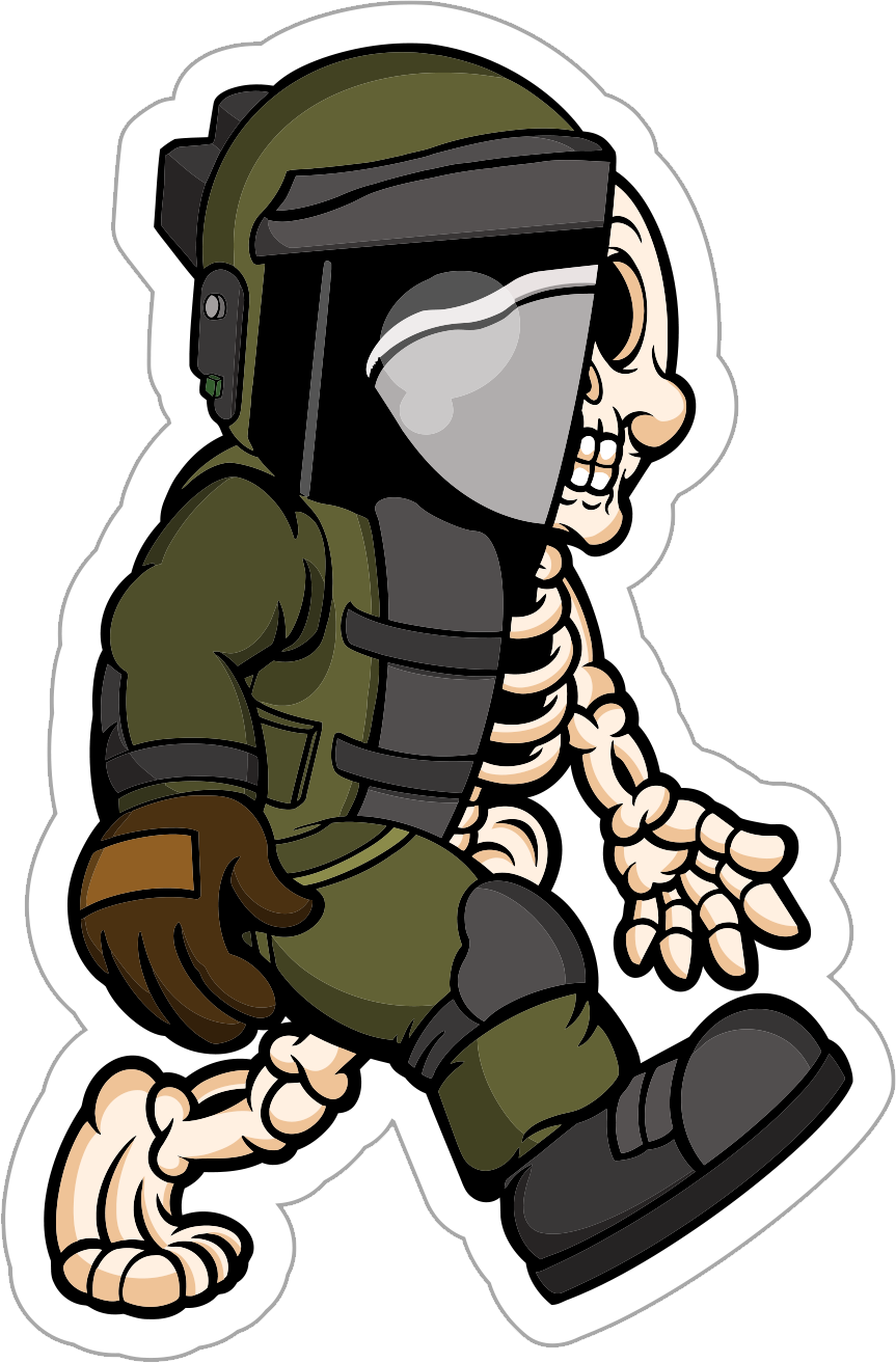 Skeletech Sticker