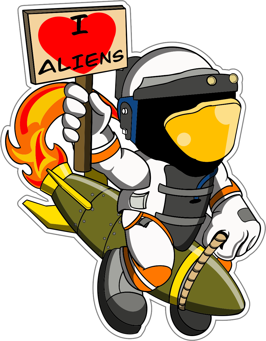 Space Force Tech Sticker