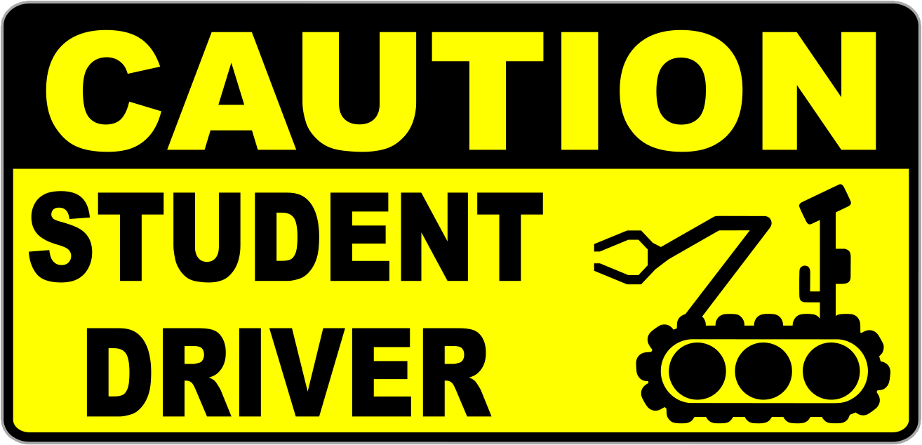 Student Driver Sticker