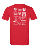 Memorial Ride Red/Black Unisex Tee