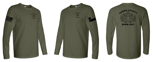 Harris County Bomb Unit Long Sleeve Cotton Shirt
