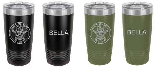 HCSO 20oz Engraved Tumbler