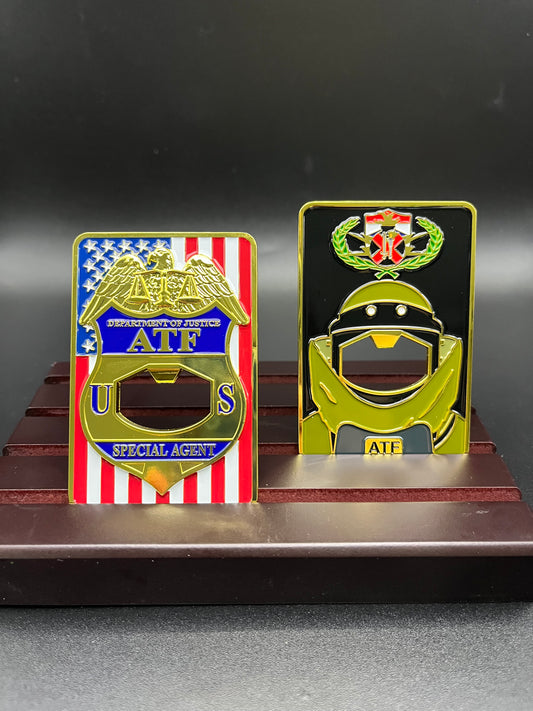 ATF Tech Coin Bottle Opener