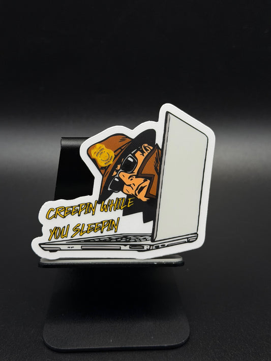 Creepin' Sticker