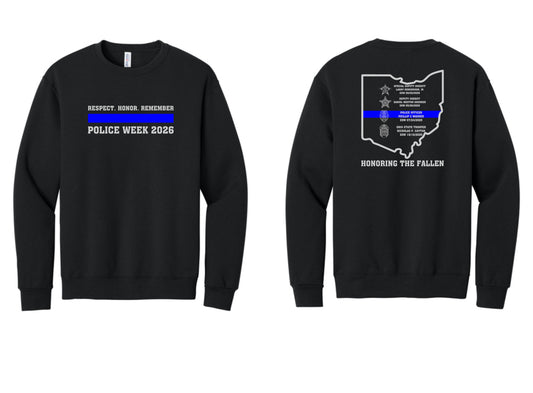 Police Wives of Ohio Police Week Pre-Order Sweatshirt