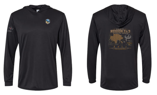 Region II & III Event Performance Long Hooded Sunshirt