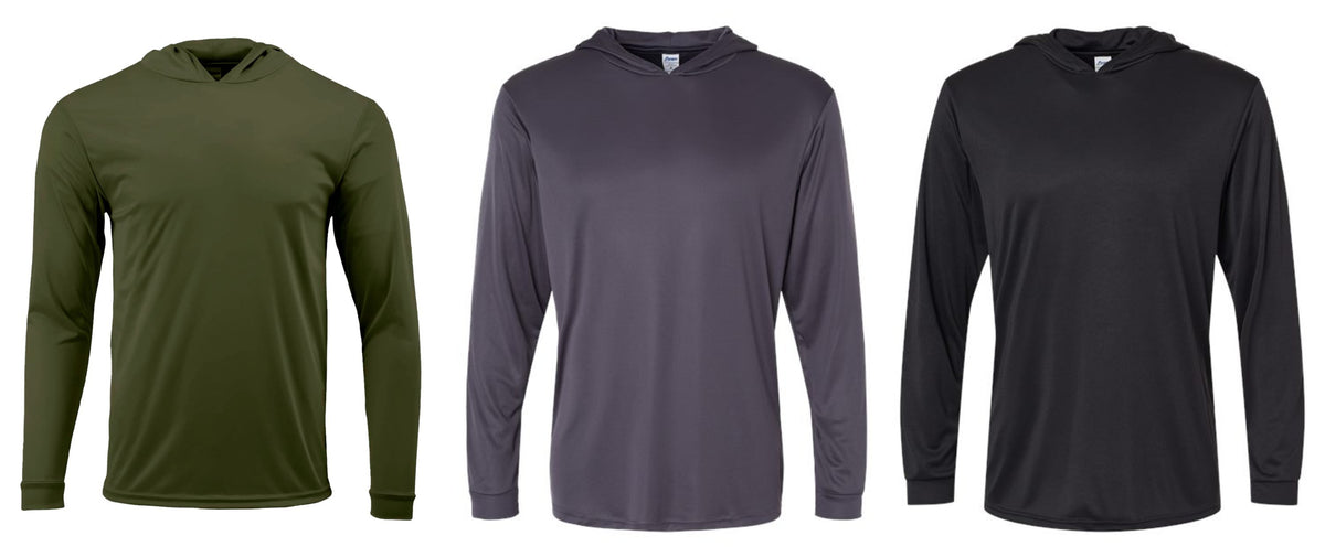 NCR Long Sleeve Hooded Performance Tee
