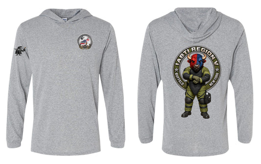 Region 5  Long Sleeve Hooded Performance Sun Shirt