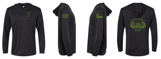 Harris County SWAT Long Sleeve Hooded Performance Shirt