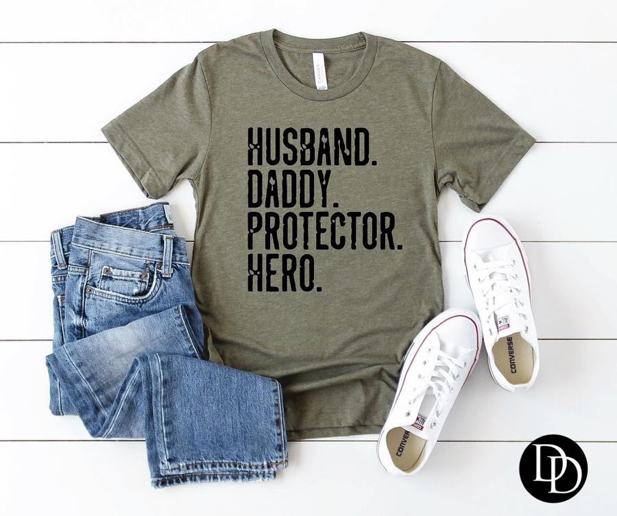 Husband Daddy Protector - Black Design
