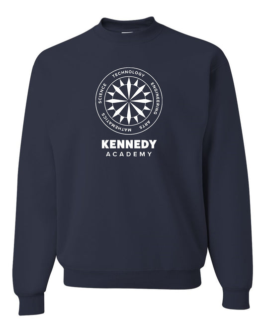 Kennedy Unisex Youth/Adult Sweatshirt White Logo