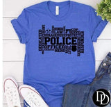 Police Word Art