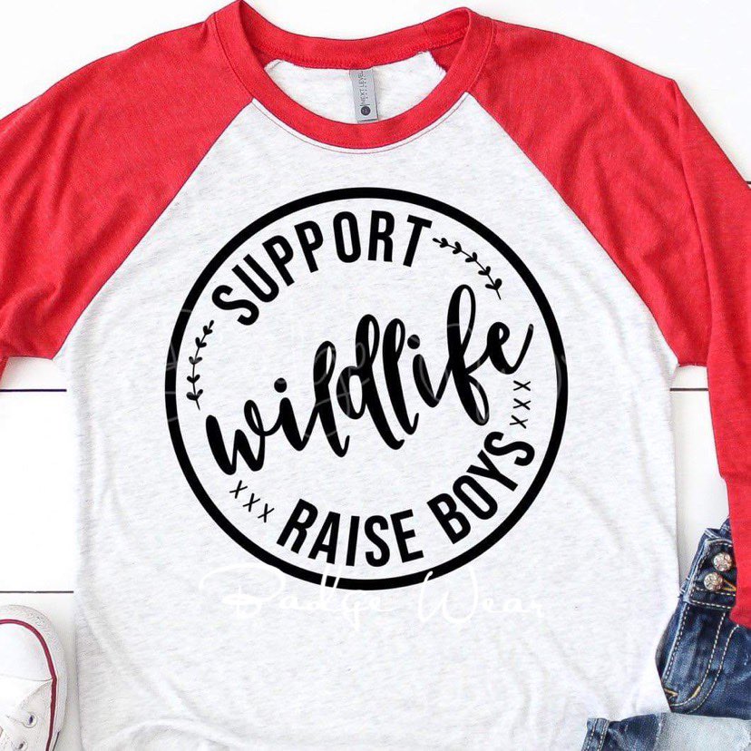 Support Wildlife Baseball Tee